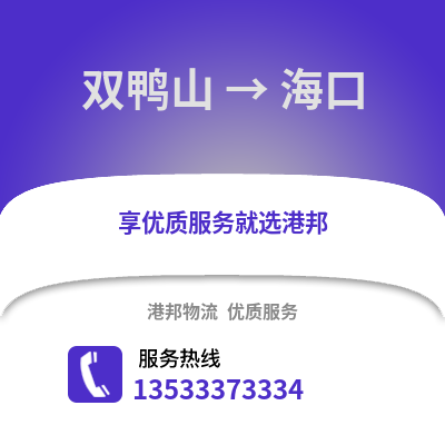 双鸭山到海口物流专线_双鸭山到海口物流公司