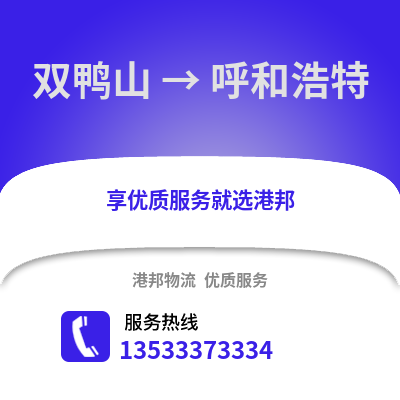 双鸭山到呼和浩特物流专线|双鸭山至呼和浩特货运公司