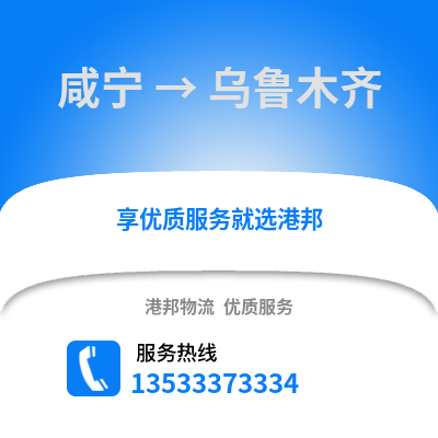 咸宁到乌鲁木齐物流公司_咸宁至乌鲁木齐物流专线