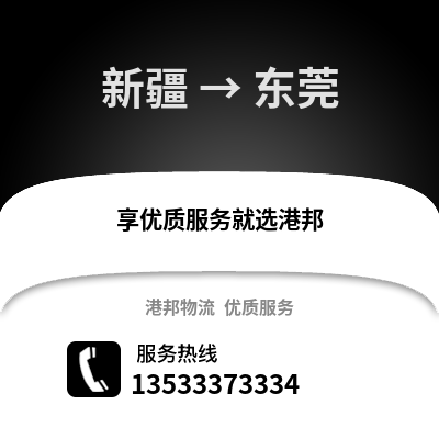 新疆到东莞物流公司_新疆至东莞物流专线